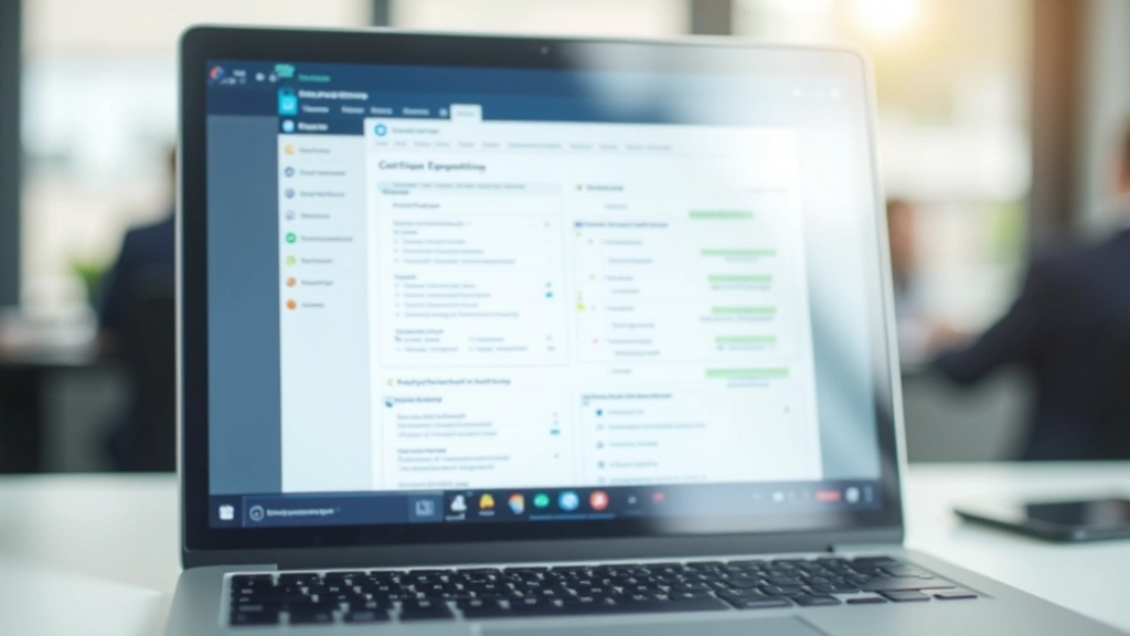 Verwaltungsportal auf Computerbildschirm zeigt ein benutzerfreundliches E-Government-Anwendungsformular