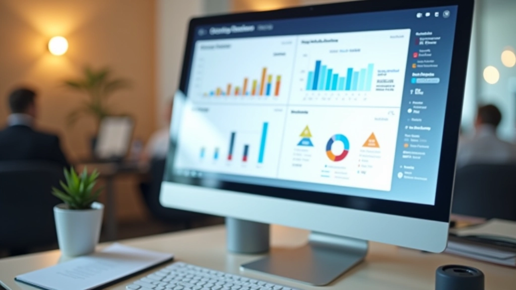 Dashboard für Datenanalyse zeigt Grafiken und Metriken der Verwaltungseffizienz