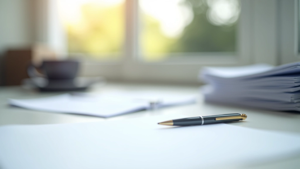 Papierberge und Notizen auf Schreibtisch, Kaffeetasse daneben, konzentrierte Arbeitsatmosphäre